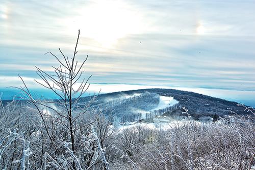 Our finished HDR image uses properly exposed elements from the three pictures above